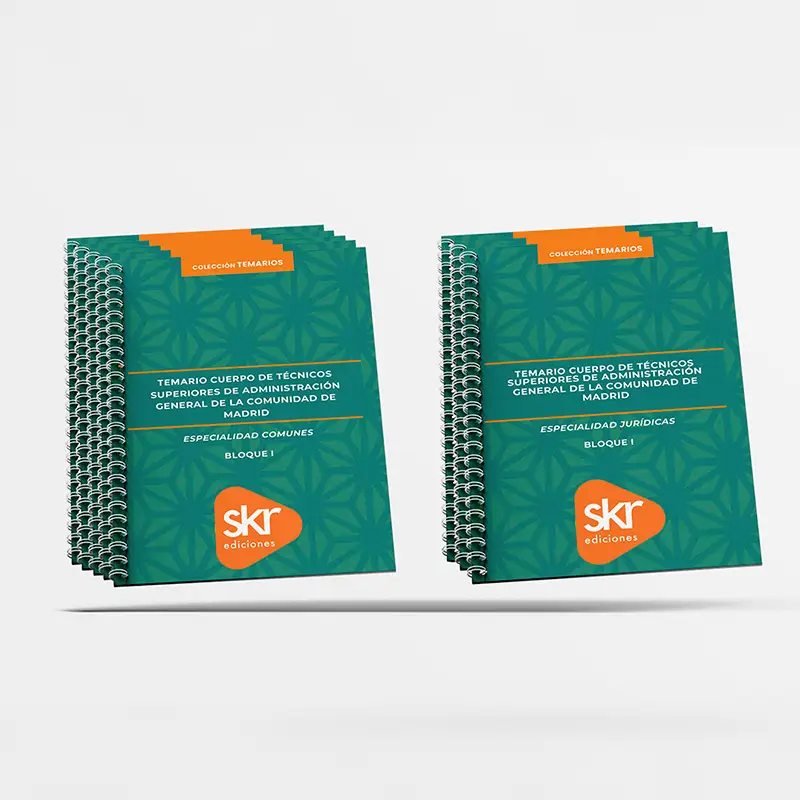 Temario TAC - Comunes y juridicas de Academia de oposiciones SKR - material editorial para el máster, diplomados y las oposiciones.