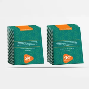 Temario Técnico Superior de la Comunidad de Madrid Comunes Sociales de Academia de oposiciones SKR - material editorial para el máster, diplomados y las oposiciones.