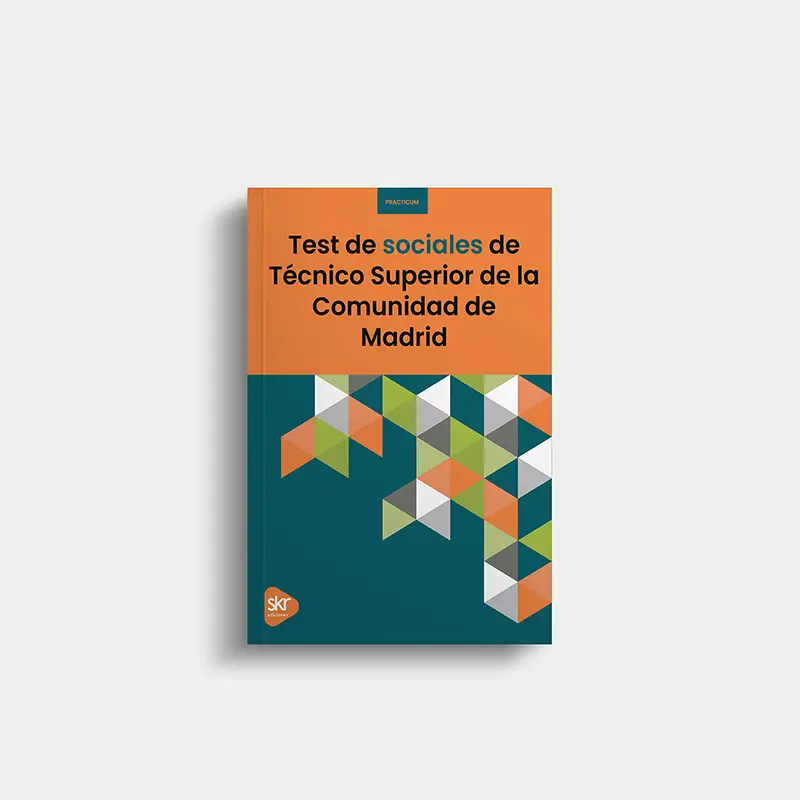 Test Técnico Superior Comunidad de Madrid. Sociales de Academia de oposiciones SKR - material editorial para el máster, diplomados y las oposiciones.