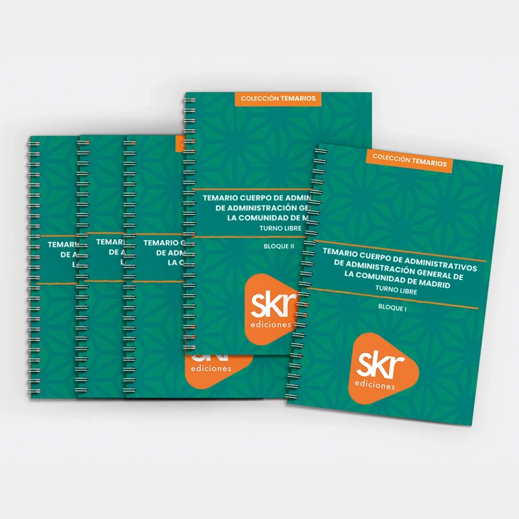 temario actualizado para las oposiciones de administrativos de la comunidad de madrid de skr preparadores.